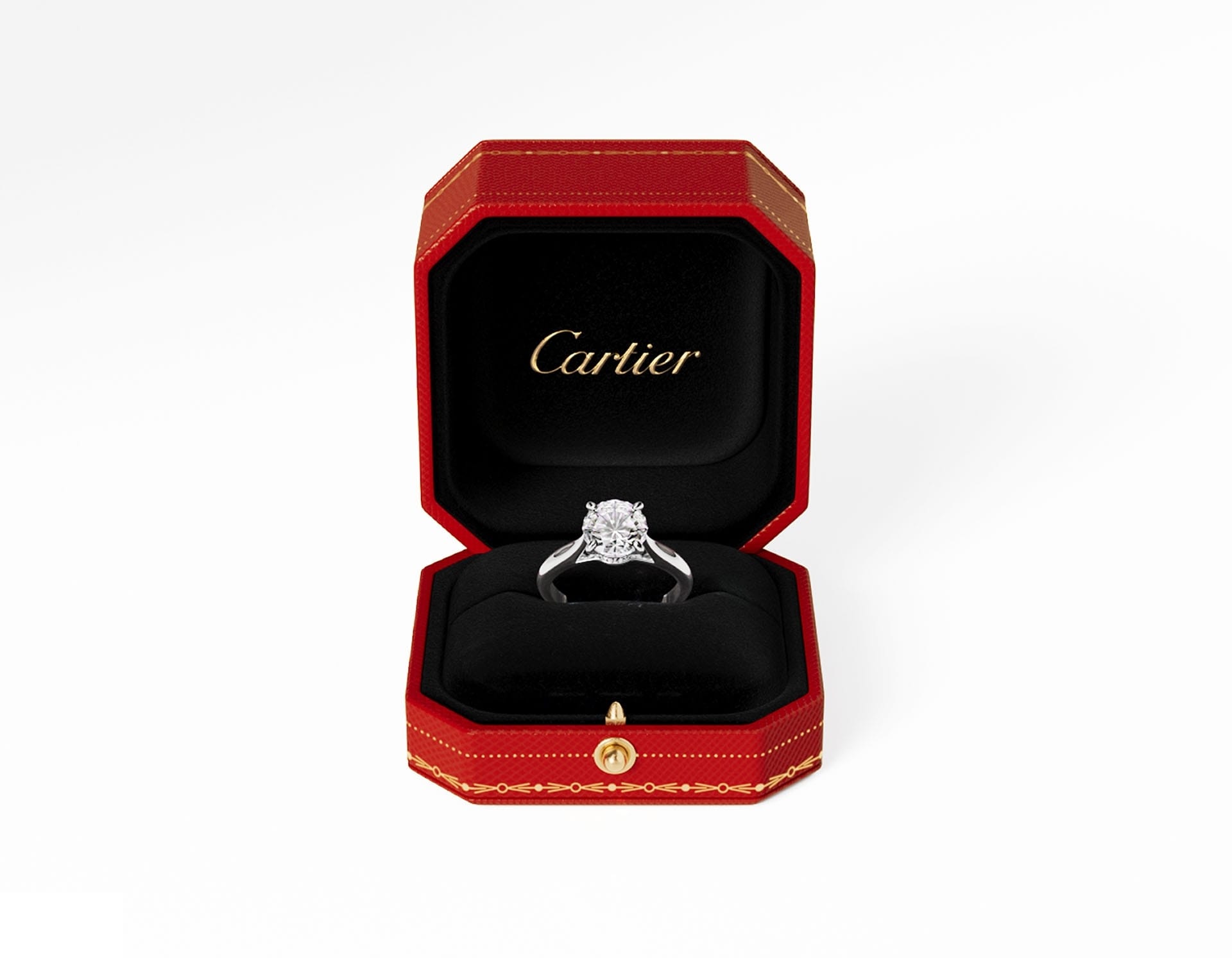 美品Cartier カルティエ　バレリーナダイヤ0.26c vvs2クラス