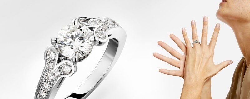 CARTIER カルティエ バレリーナ ダイヤモンド #46 リング・指輪