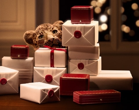 【新品未開封】カルティエ　ホリデー　クリスマス限定　キャンドル CRFO000003 - レ ゼクラン パルフュメ カルティエ デゼール