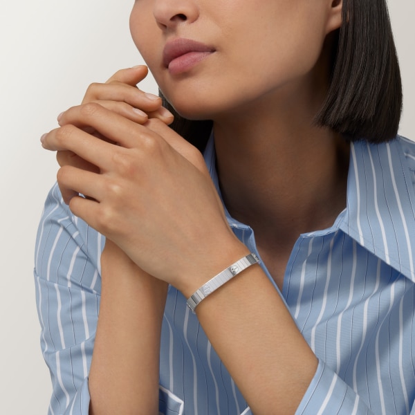 Love Unlimited ブレスレット、フレキシブル ホワイトゴールド