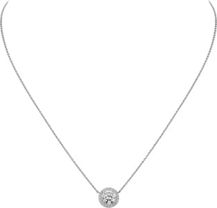 Crn カルティエ デスティネ ネックレス ホワイトゴールド ダイヤモンド Cartier