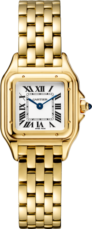 CRWGPN0038 パンテール ドゥ カルティエ ウォッチ SM、クォーツムーブメント、イエローゴールド Cartier