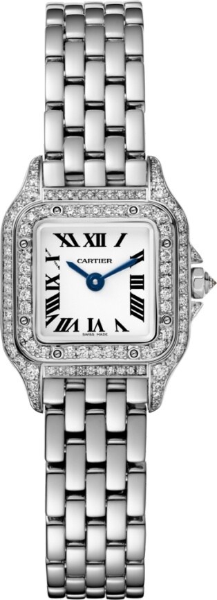 Crwjpn0019 パンテール ドゥ カルティエ ウォッチ ミニ クォーツムーブメント ホワイトゴールド Cartier