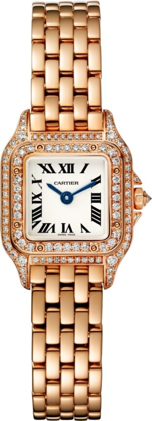 Crwjpn00 パンテール ドゥ カルティエ ウォッチ ミニ 18k ピンクゴールド ダイヤモンド Cartier