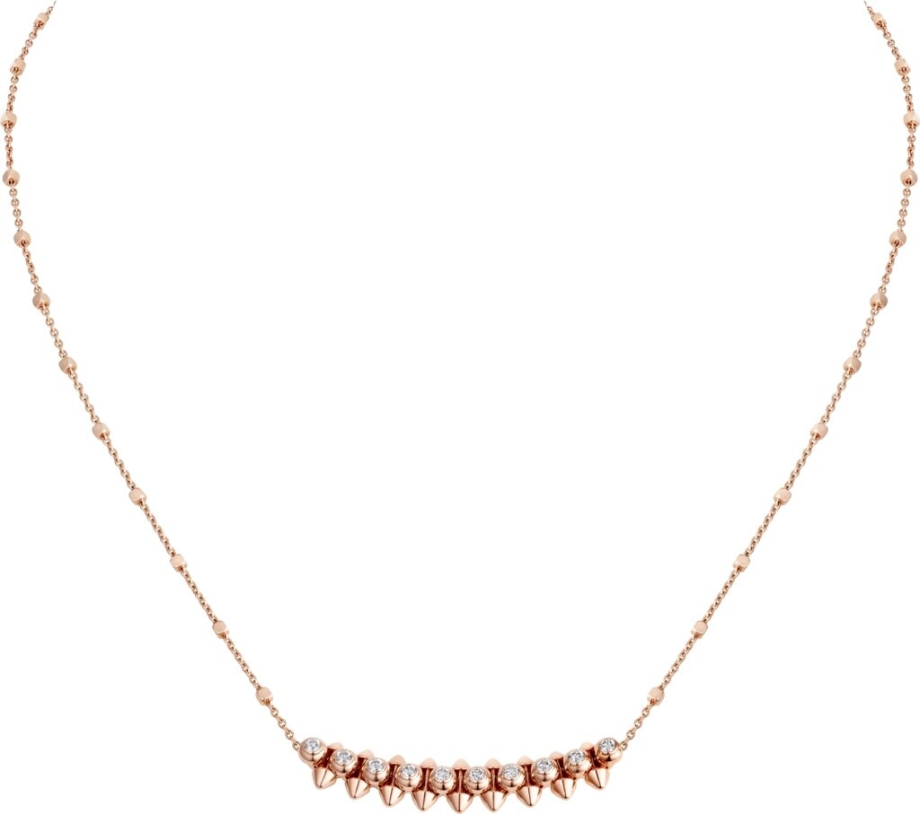 Crn クラッシュ ドゥ カルティエ ネックレス ダイヤモンド ピンクゴールド ダイヤモンド Cartier Crn クラッシュ ドゥ カルティエ ネックレス ダイヤモンド ピンクゴールド ダイヤモンド Cartier
