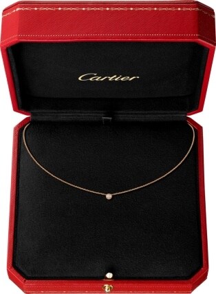 Crb ディアマン レジェ ネックレス Xs ピンクゴールド ダイヤモンド Cartier Crb ディアマン レジェ ネックレス Xs ピンクゴールド ダイヤモンド Cartier