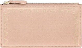 Crl ガーランド ドゥ カルティエ ジップ付 マネーカードホルダー パウダーベージュ カーフスキン ゴールドフィニッシュ Cartier Crl ガーランド ドゥ カルティエ ジップ付 マネーカードホルダー パウダーベージュ カーフスキン ゴールドフィニッシュ Cartier