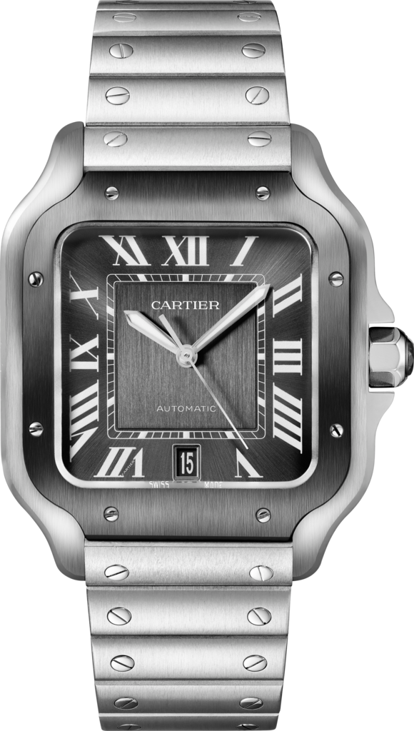 サントス ドゥ カルティエ LM WSSA0037 グレー CARTIER