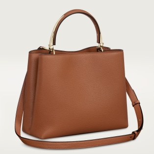 ミディアム バッグ 
パンテール ドゥーブル  キャラメル グレイン カーフスキン