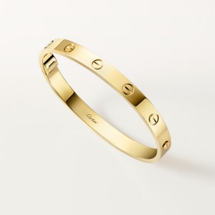 <span class='lovefont'>A </span> ブレスレット、クラシックモデル、ビス クロージャー1つ イエローゴールド