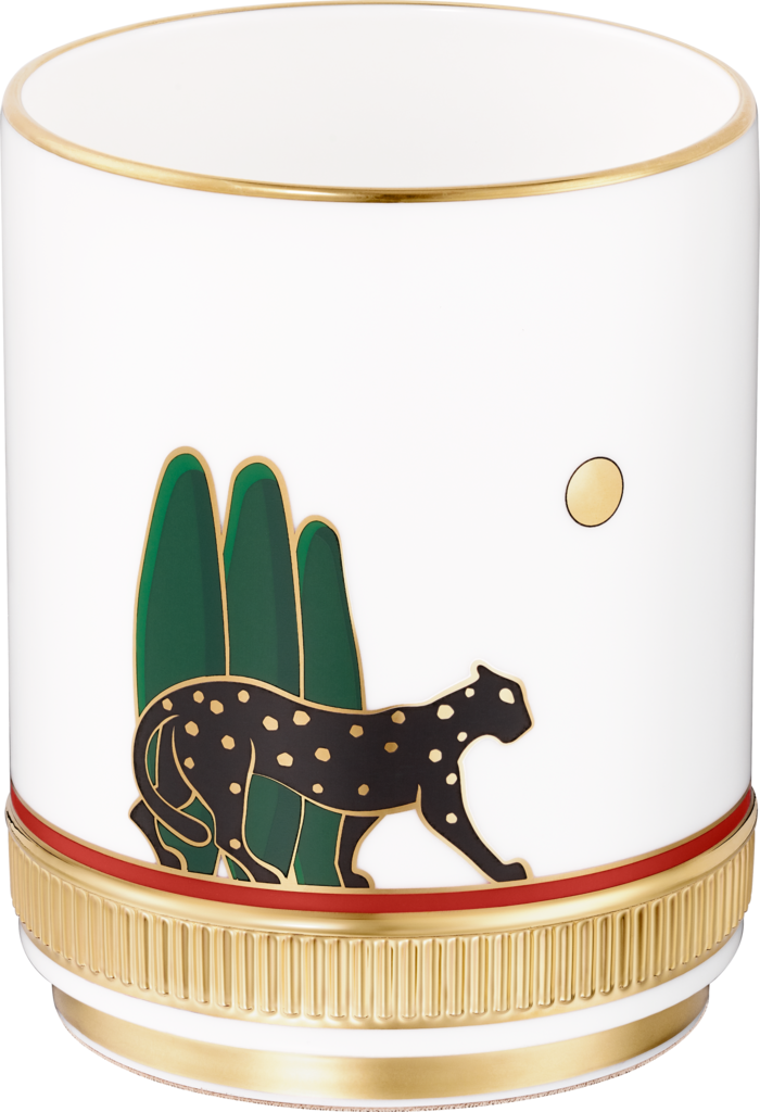 パンテール ドゥ カルティエ ペン立てポーセリン