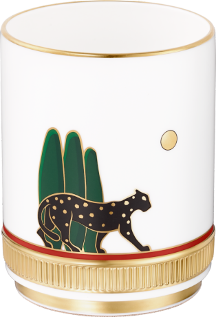 パンテール ドゥ カルティエ ペン立て ポーセリン