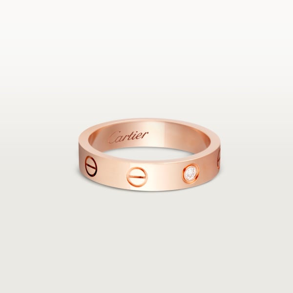 Crb Love ウェディング リング ダイヤモンド1個 ピンクゴールド ダイヤモンド Cartier Crb Love ウェディング リング ダイヤモンド1個 ピンクゴールド ダイヤモンド Cartier