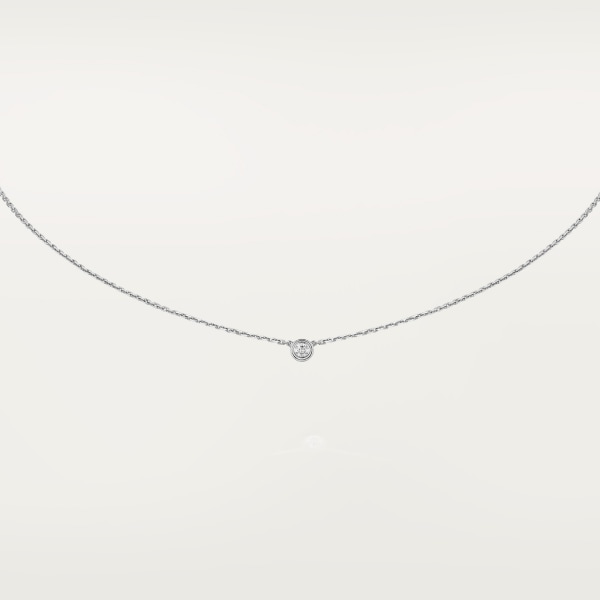 Crb ディアマン レジェ ネックレス Xs ホワイトゴールド ダイヤモンド Cartier