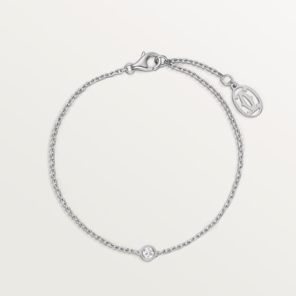 CRB6045517 カルティエ ダムール ブレスレット、XS ホワイトゴールド、ダイヤモンド Cartier