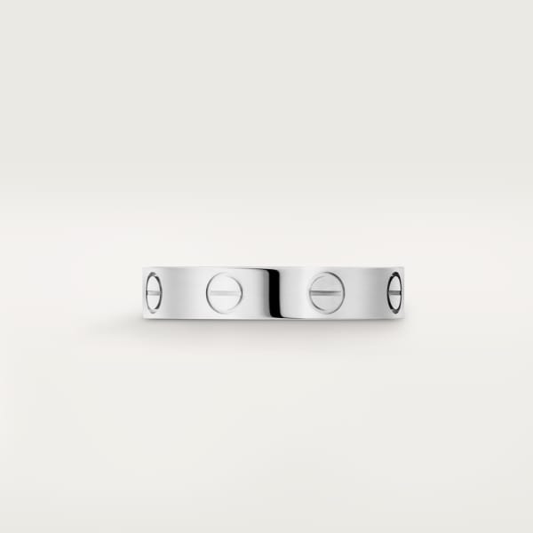 Love リング、スモールモデル ホワイトゴールド