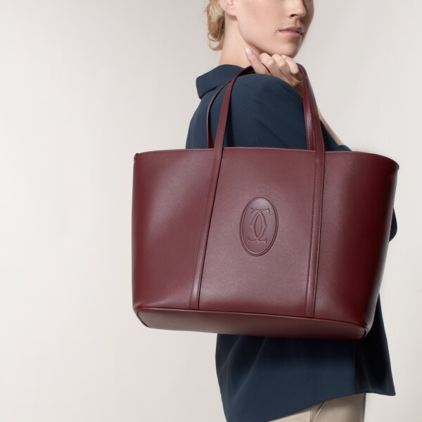 カテゴリ Cartier トート&ショルダーバッグ ボルドー Cartierの通販