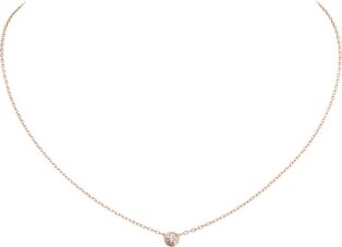 Crb ディアマン レジェ ネックレス Xs ピンクゴールド ダイヤモンド Cartier Crb ディアマン レジェ ネックレス Xs ピンクゴールド ダイヤモンド Cartier