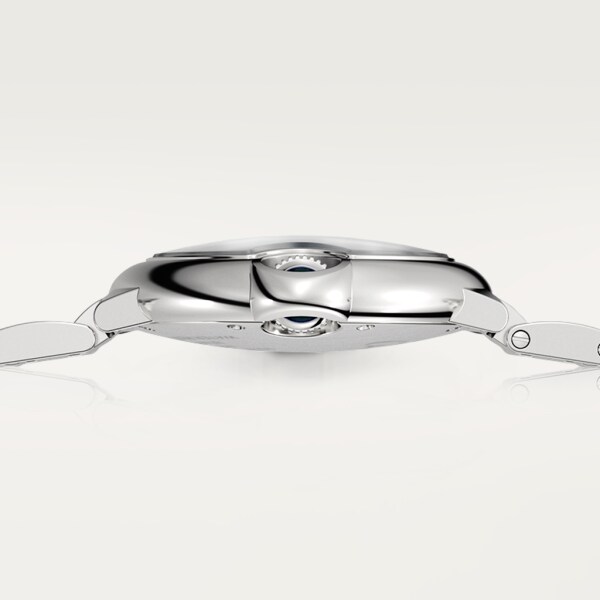 バロン ブルー ドゥ カルティエ ウォッチ 33 mm、自動巻きメカニカルムーブメント、スティール