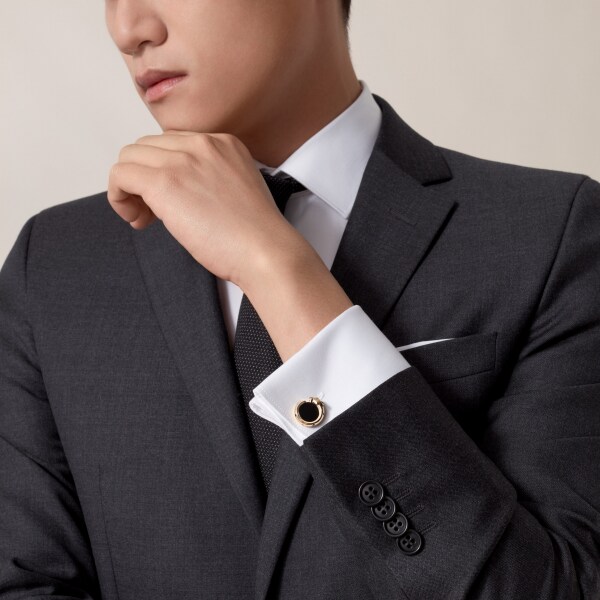 CROG000333 - パンテール ドゥ カルティエ カフリンクス - イエロー  