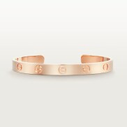 <span class='lovefont'>LOVE</span> ブレスレット、オープン、クラシックモデルピンクゴールド