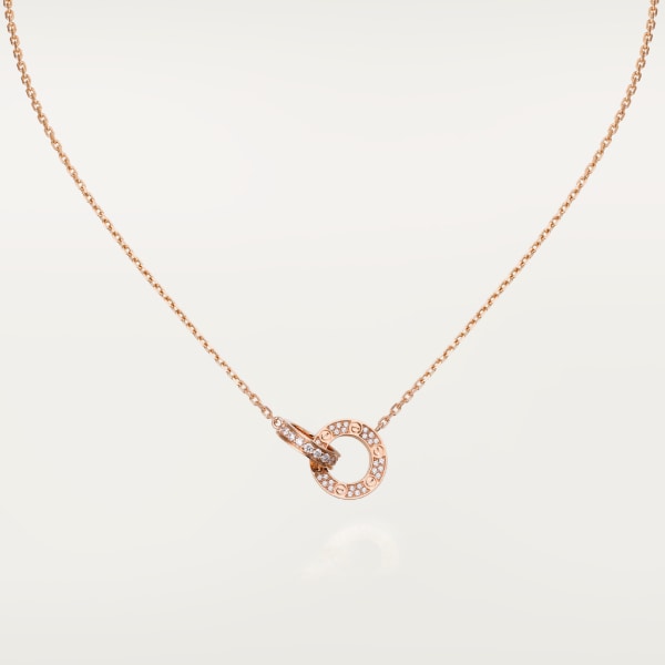 CRB7224528 - LOVE ネックレス - ピンクゴールド、ダイヤモンド - Cartier