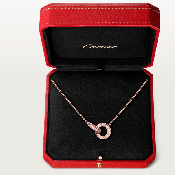 CRB7224528 - LOVE ネックレス - ピンクゴールド、ダイヤモンド - Cartier