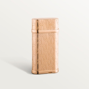 C ドゥ カルティエ デコール ライター メタル、ピンクゴールド フィニッシュ