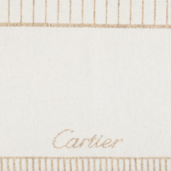 カルティエ Cartier ブランケット パンサー ボルドー(61126) 毛布