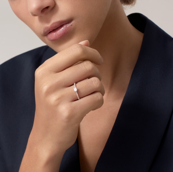 Cartierエタンセル ドゥ カルティエ ハーフエタニティリング 7号  