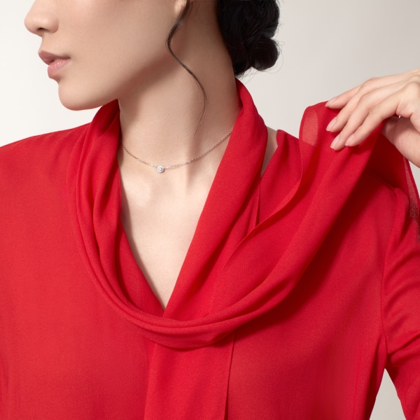 CRB7215400 - カルティエ ダムール ネックレス、ラージモデル  