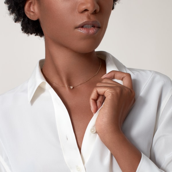 カルティエ Cartier ネックレス ダムール LM　 ダイヤモンド/K18PG ピンクゴールドB7215600 定番 人気 美品 カルティエ ダムールネックレス SM PG｜郡山のまじめな買取専門店Tamaki