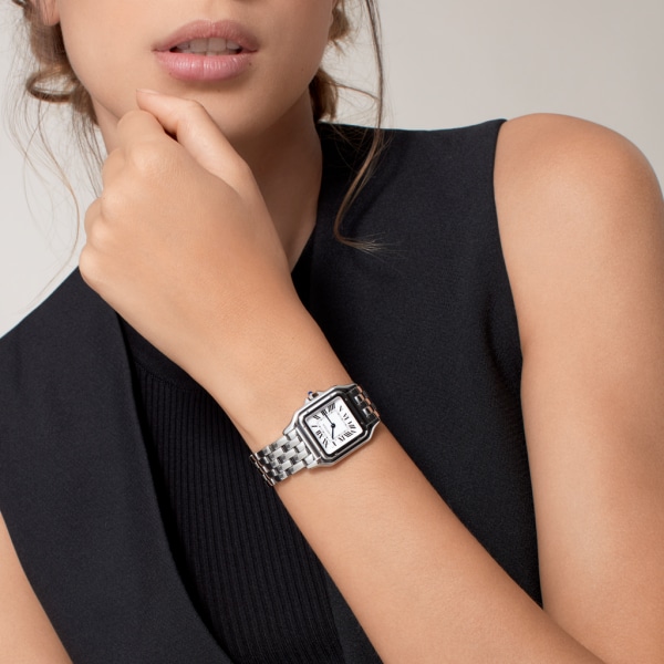 CRWSPN0007 パンテール ドゥ カルティエ ウォッチ MM、クォーツムーブメント、スティール Cartier