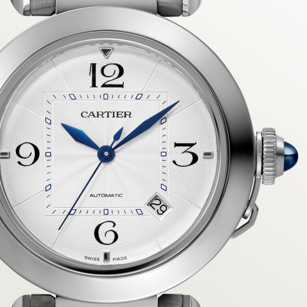 【109845】CARTIER カルティエ  WSPA0009 パシャ ドゥ カルティエ シルバーダイヤル SS 自動巻き 当店オリジナルボックス 腕時計 時計 WATCH メンズ 男性 男 紳士