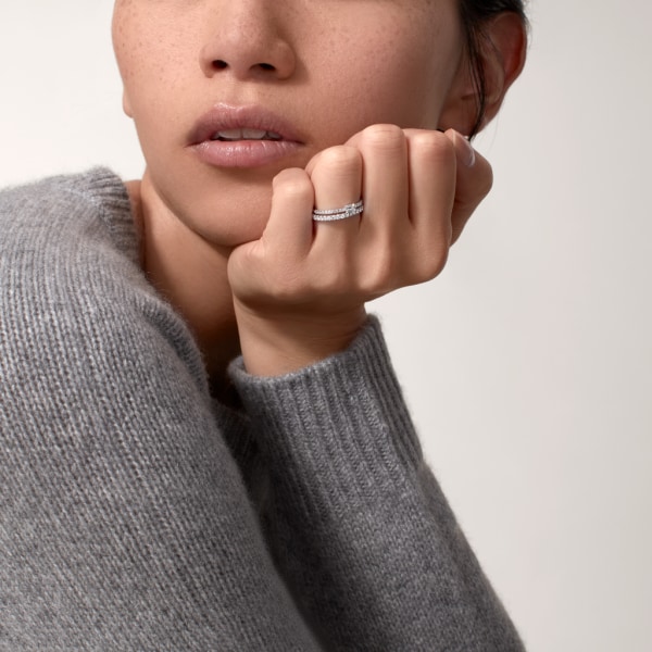 CRB4225700 - エタンセル ドゥ カルティエ リング - ホワイトゴールド  