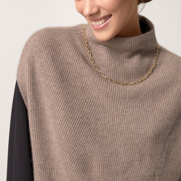 サントス ドゥ カルティエ ネックレス、チェーン、ミディアムモデル イエローゴールド