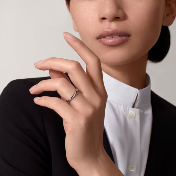 CRB4077700 - バレリーナ ウェディング リング - プラチナ  