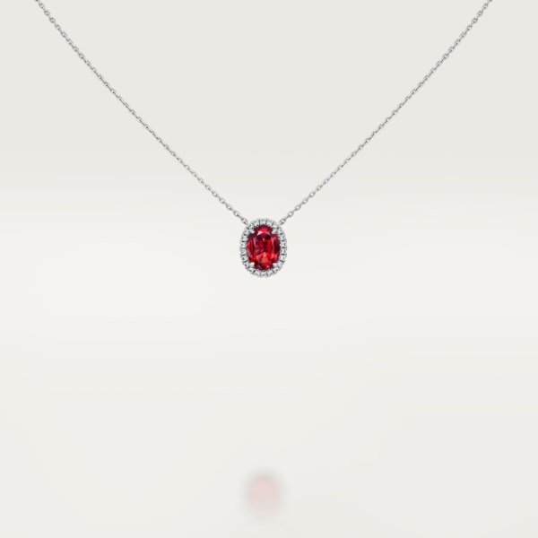 Crn カルティエ デスティネ ネックレス カラーストーン ホワイトゴールド ルビー ダイヤモンド Cartier Crn カルティエ デスティネ ネックレス カラーストーン ホワイトゴールド ルビー ダイヤモンド Cartier