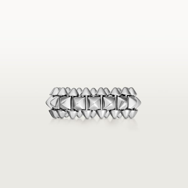 クラッシュ ドゥ カルティエ リング、MM ホワイトゴールド(ロジウム加工)