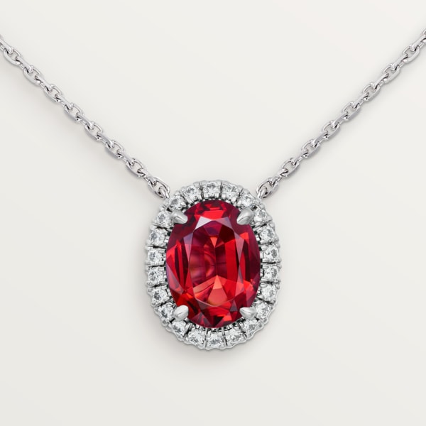 Crn カルティエ デスティネ ネックレス カラーストーン ホワイトゴールド ルビー ダイヤモンド Cartier Crn カルティエ デスティネ ネックレス カラーストーン ホワイトゴールド ルビー ダイヤモンド Cartier