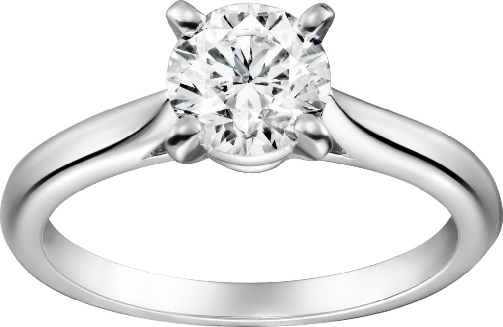 1895 ソリテール リングプラチナ、ダイヤモンド