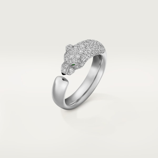 Crn パンテール ドゥ カルティエ リング ホワイトゴールド エメラルド オニキス ダイヤモンド Cartier
