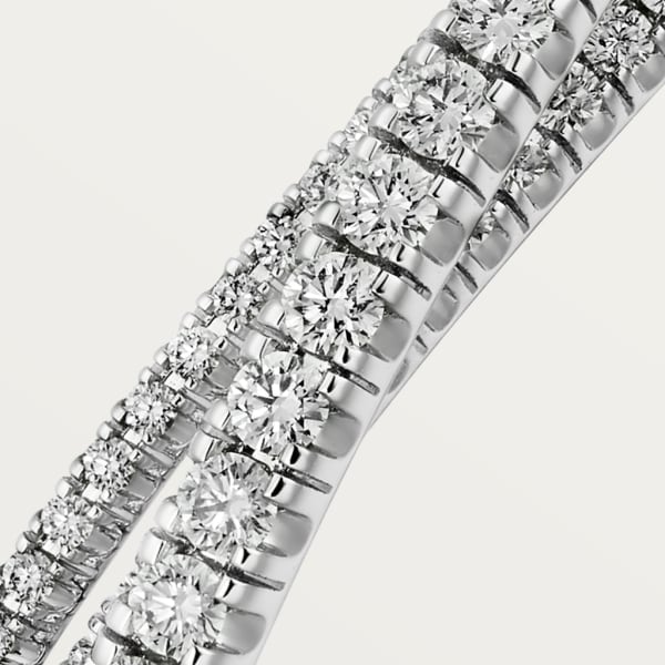 エタンセル ドゥ カルティエ ブレスレット、セミパヴェセッティング ホワイトゴールド、ダイヤモンド