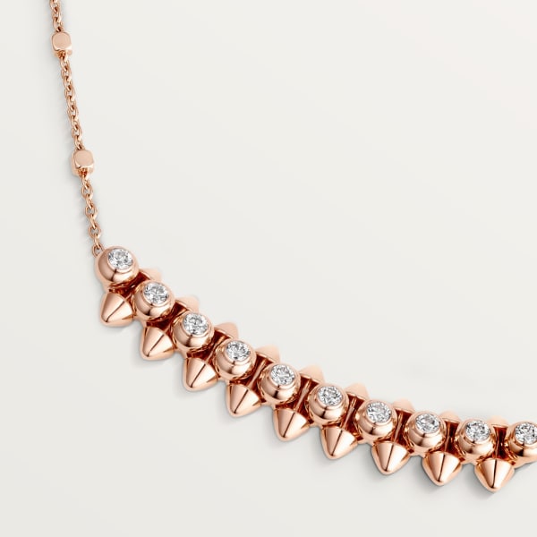 CRN7424312 クラッシュ ドゥ カルティエ ネックレス ダイヤモンド ピンクゴールド、ダイヤモンド Cartier