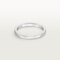 バレリーナ ウェディングリング、幅2.1mm プラチナ