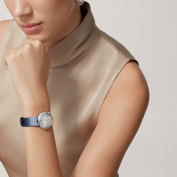  カルティエ CARTIER バロン ブラン ドゥ カルティエ 30mm WGBL0003 シルバー レディース 腕時計