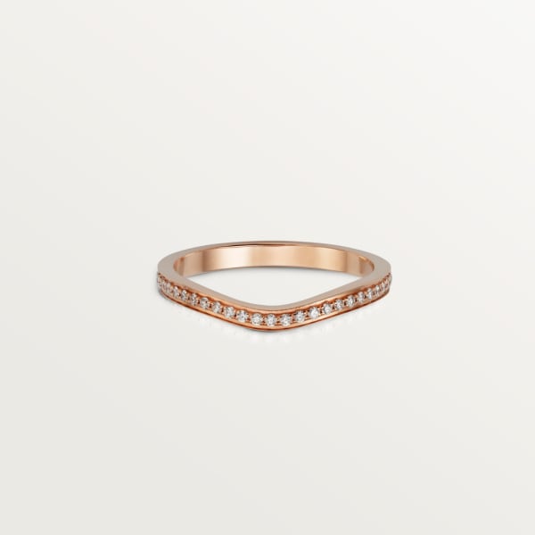 CRB4098700 - バレリーナ ウェディング リング - ピンクゴールド  