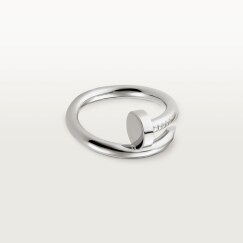 ジュスト アン クル リング、クラシックモデルホワイトゴールド