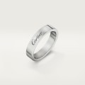 C ドゥ カルティエ ウェディングリング、幅4mm プラチナ