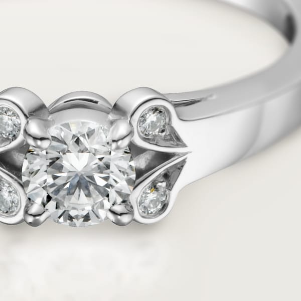 CRN4197600 - バレリーナ ソリテール - プラチナ、ダイヤモンド - Cartier